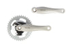 Miranda crankstel 38t Beta (Gazelle) zilver - AE-trading