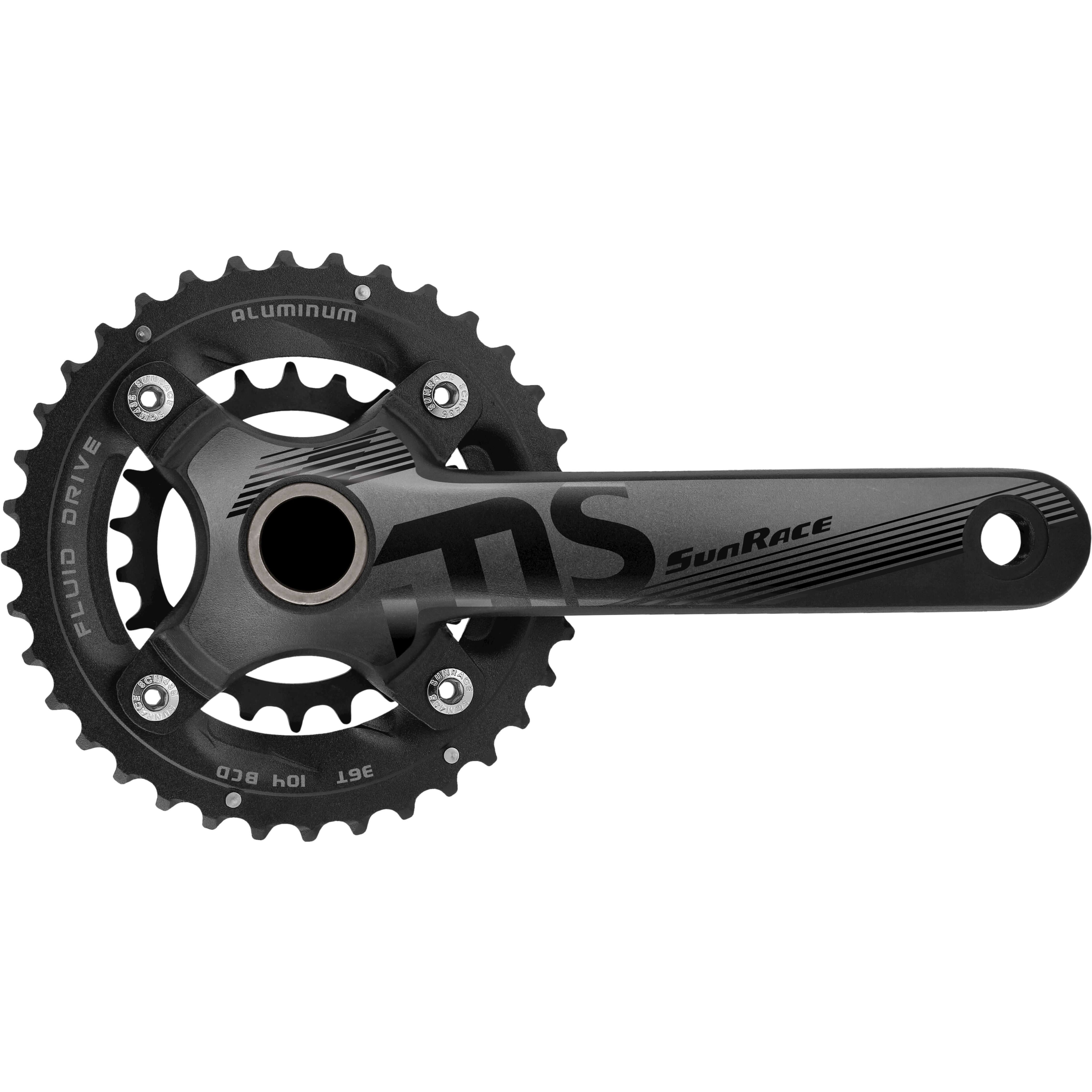 Sunrace crankstel MS66 36/22 10v - AE-trading