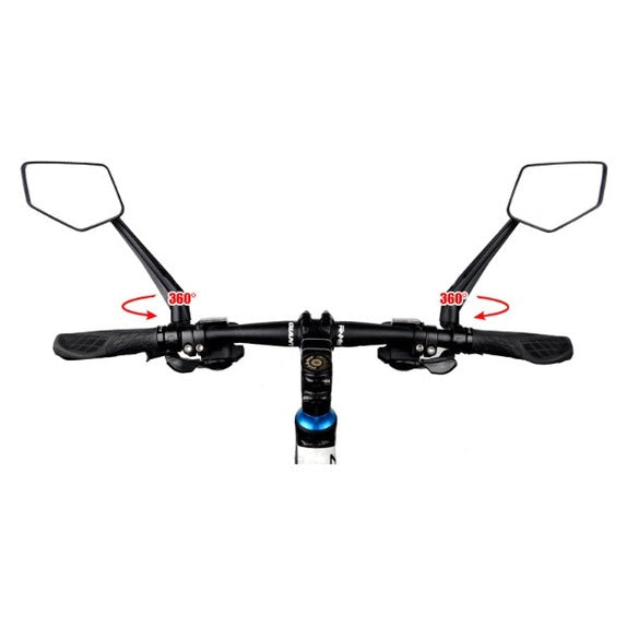 Fiets Spiegel Links Zwart Sport-editie - EasyDo
