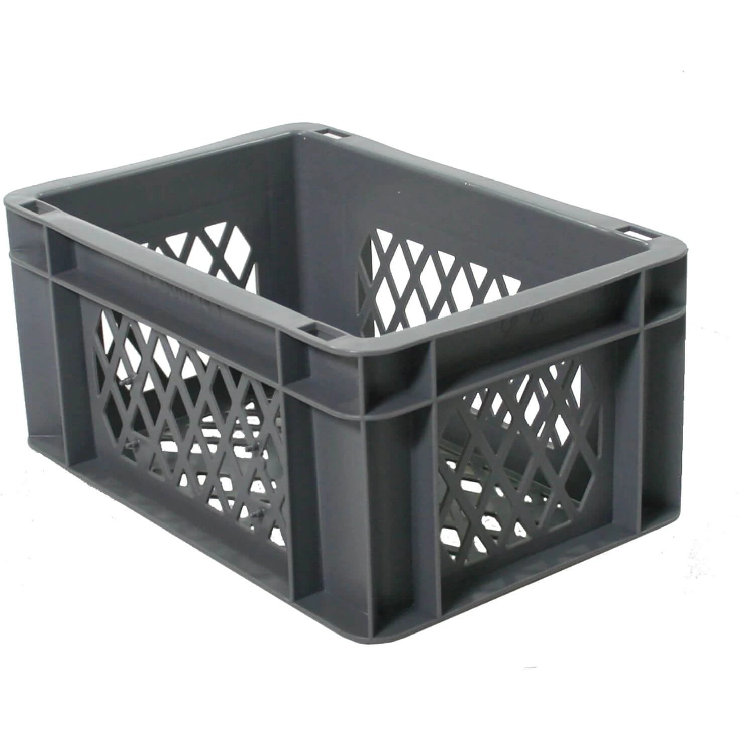 Fietskrat / bagagekrat mini grijs 30x20x14,5cm - AE-trading