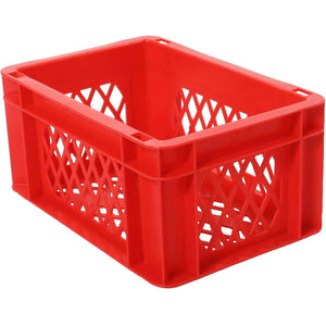 Fietskrat / bagagekrat mini rood 30x20x14,5cm - AE-trading