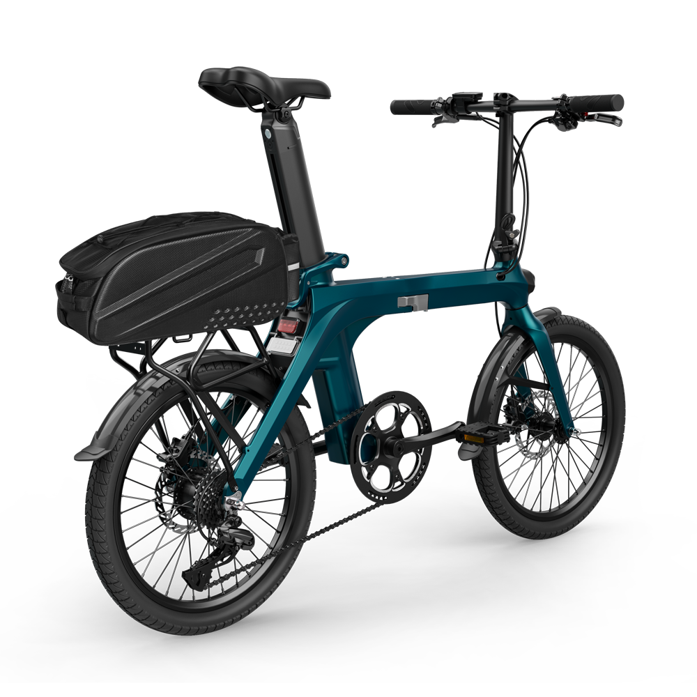 Fiido Achterrek Tas 10L PU Leather Waterdicht Fietstas - AE-trading
