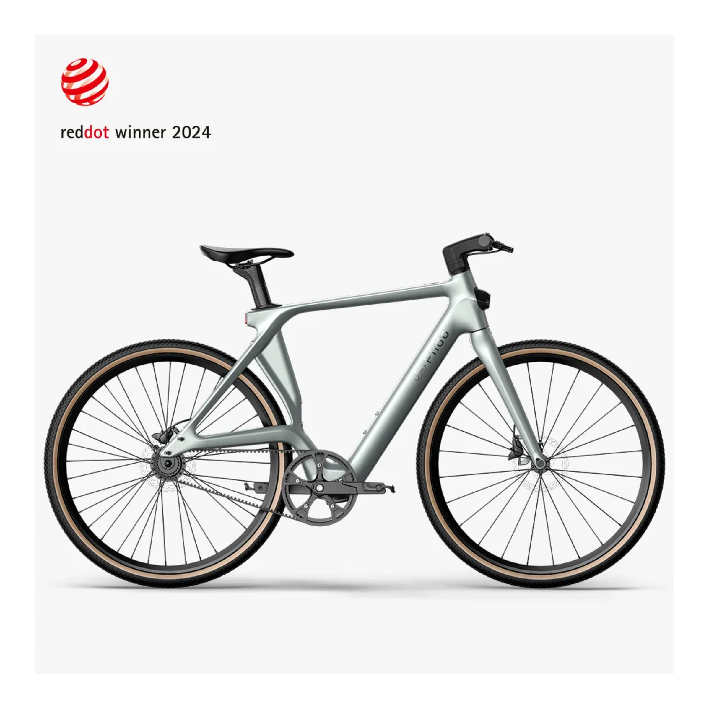 Fiido Air - Elektrische Stadsfiets - Zilver - 28 inch - L (170cm - 190cm) - Belt Drive - Accu 209Wh (36V) - 250W (35Nm) Mivice Motor - Hydraulische Remmen - AE-trading