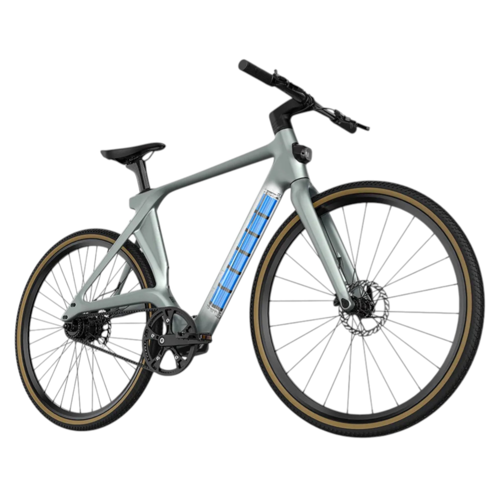 Fiido Air - Elektrische Stadsfiets - Zilver - 28 inch - L (170cm - 190cm) - Belt Drive - Accu 209Wh (36V) - 250W (35Nm) Mivice Motor - Hydraulische Remmen - AE-trading