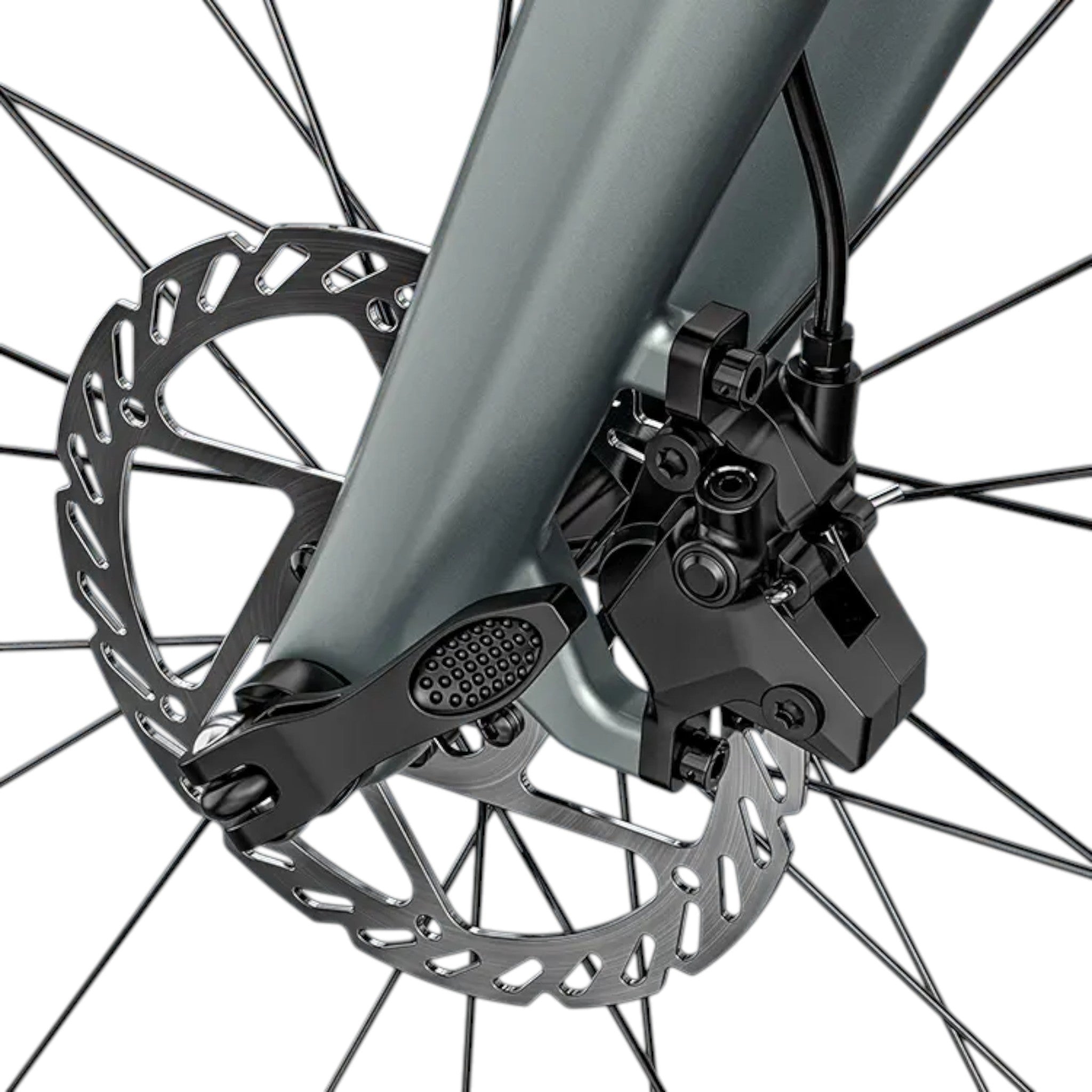 Fiido Air - Elektrische Stadsfiets - Zilver - 28 inch - M (165cm - 175cm) - Belt Drive - Accu 209Wh (36V) - 250W (35Nm) Mivice Motor - Hydraulische Remmen - AE-trading