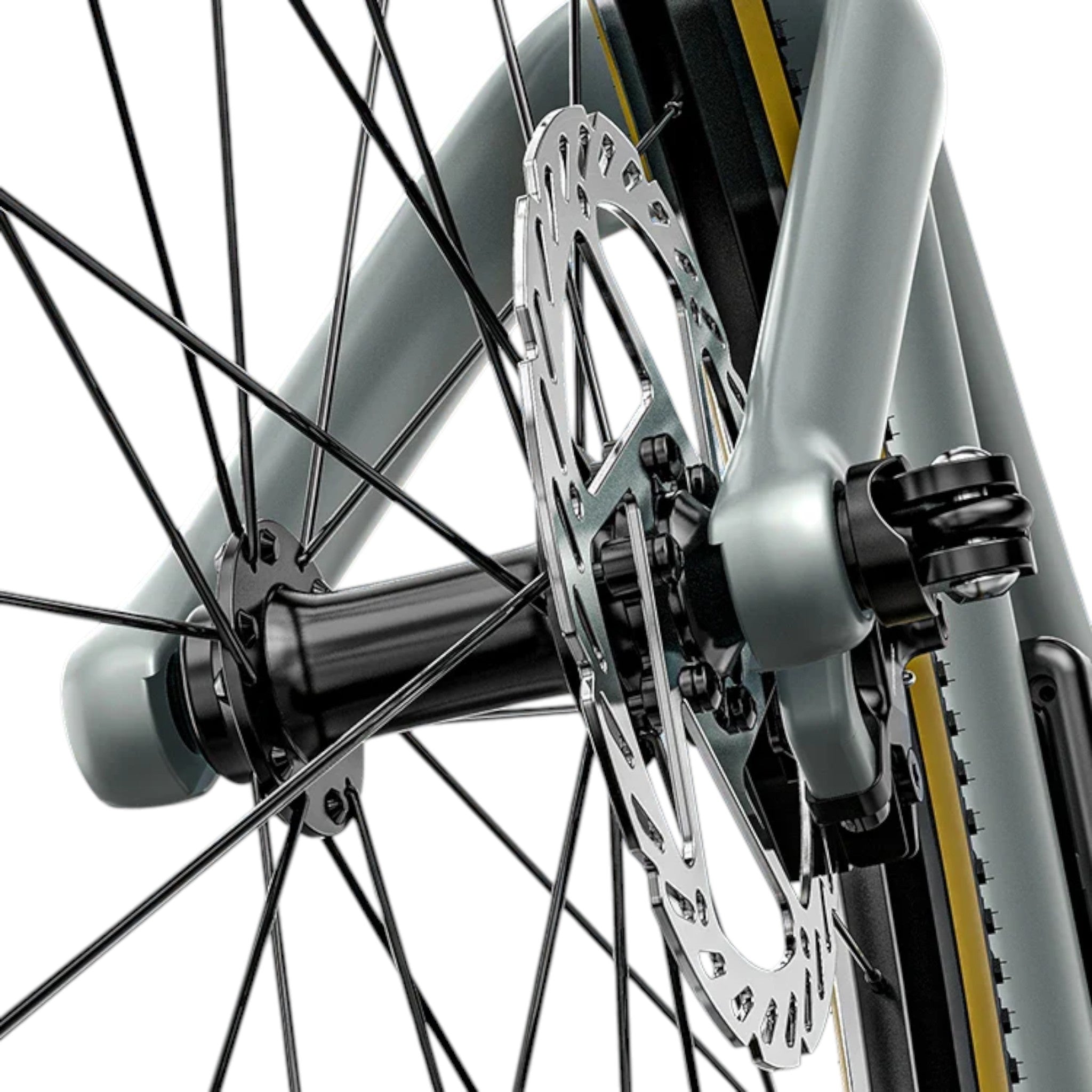 Fiido Air - Elektrische Stadsfiets - Zilver - 28 inch - M (165cm - 175cm) - Belt Drive - Accu 209Wh (36V) - 250W (35Nm) Mivice Motor - Hydraulische Remmen - AE-trading