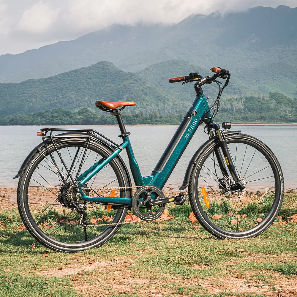 Fiido C11 Pro - Elektrische Fiets - Smaragdblauw - 28 inch - AE-trading