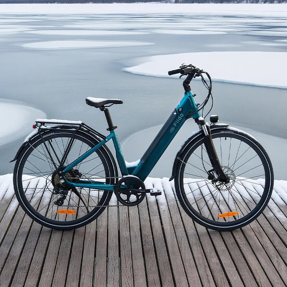 Fiido C11 - Elektrische Fiets – Smaragdblauw - 28 Inch - AE-trading