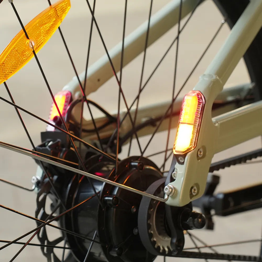 Fiido C700 - Elektrische Stadsfiets - Bud Geel - 28 inch - Belt Drive - Accu 280.8Wh (36V) - 250W (40Nm) Mivice Motor - Hydraulische Remmen - AE-trading