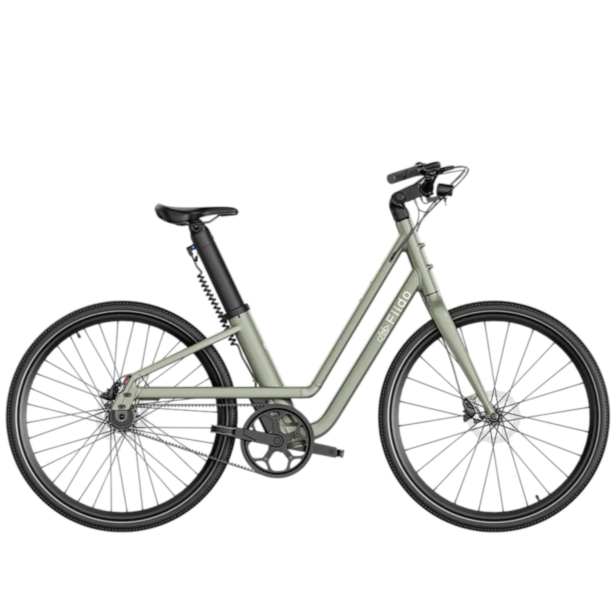 Fiido C700 - Elektrische Stadsfiets - Bud Geel - 28 inch - Belt Drive - Accu 280.8Wh (36V) - 250W (40Nm) Mivice Motor - Hydraulische Remmen - AE-trading