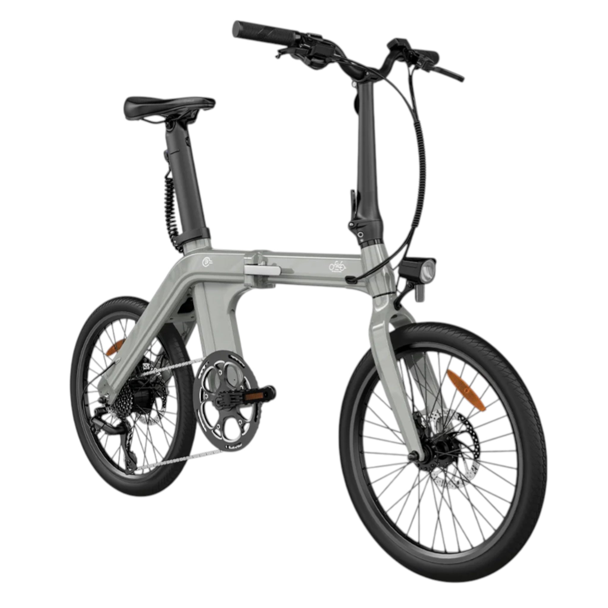 Fiido D11 2025 - Elektrische Vouwfiets - Lichtgrijs - 20 inch - Accu 417.6Wh (36V) - 250W (32Nm) Motor - Shimano 7 Versnellingen - Hydraulische Remmen - AE-trading