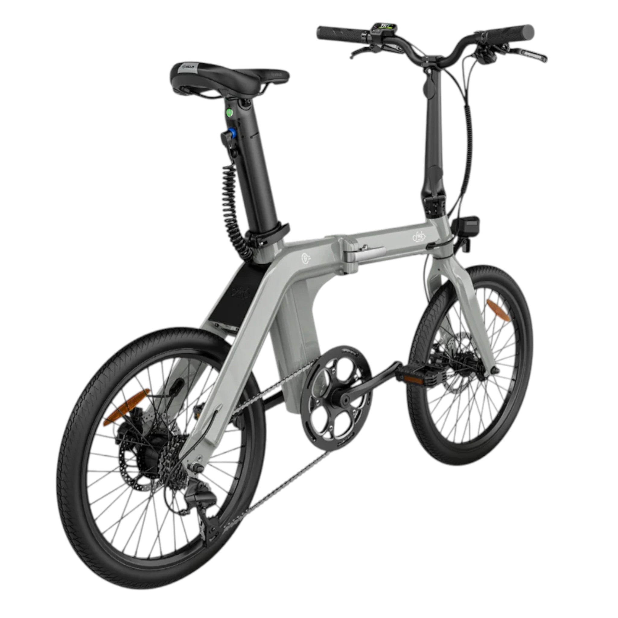 Fiido D11 2025 - Elektrische Vouwfiets - Lichtgrijs - 20 inch - Accu 417.6Wh (36V) - 250W (32Nm) Motor - Shimano 7 Versnellingen - Hydraulische Remmen - AE-trading