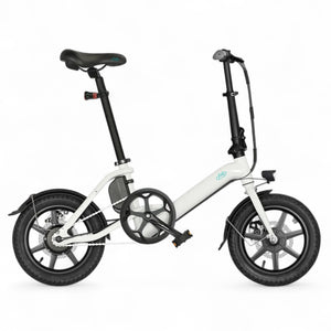 Fiido D3 Pro - Elektrische Vouwfiets - Wit - 14 inch - Accu 281Wh (36V) - 250W (35Nm) Motor - AE-trading