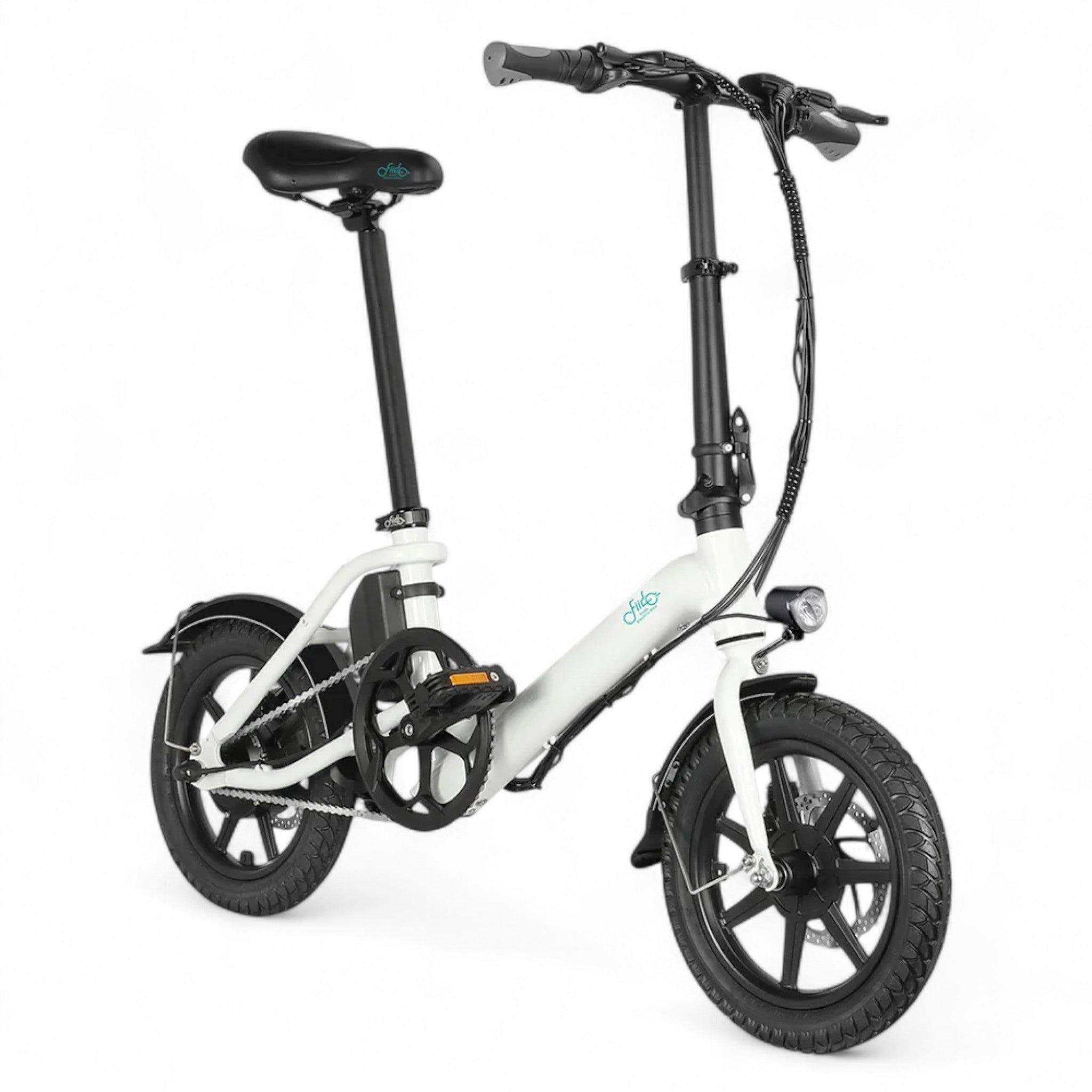 Fiido D3 Pro - Elektrische Vouwfiets - Wit - 14 inch - Accu 281Wh (36V) - 250W (35Nm) Motor - AE-trading
