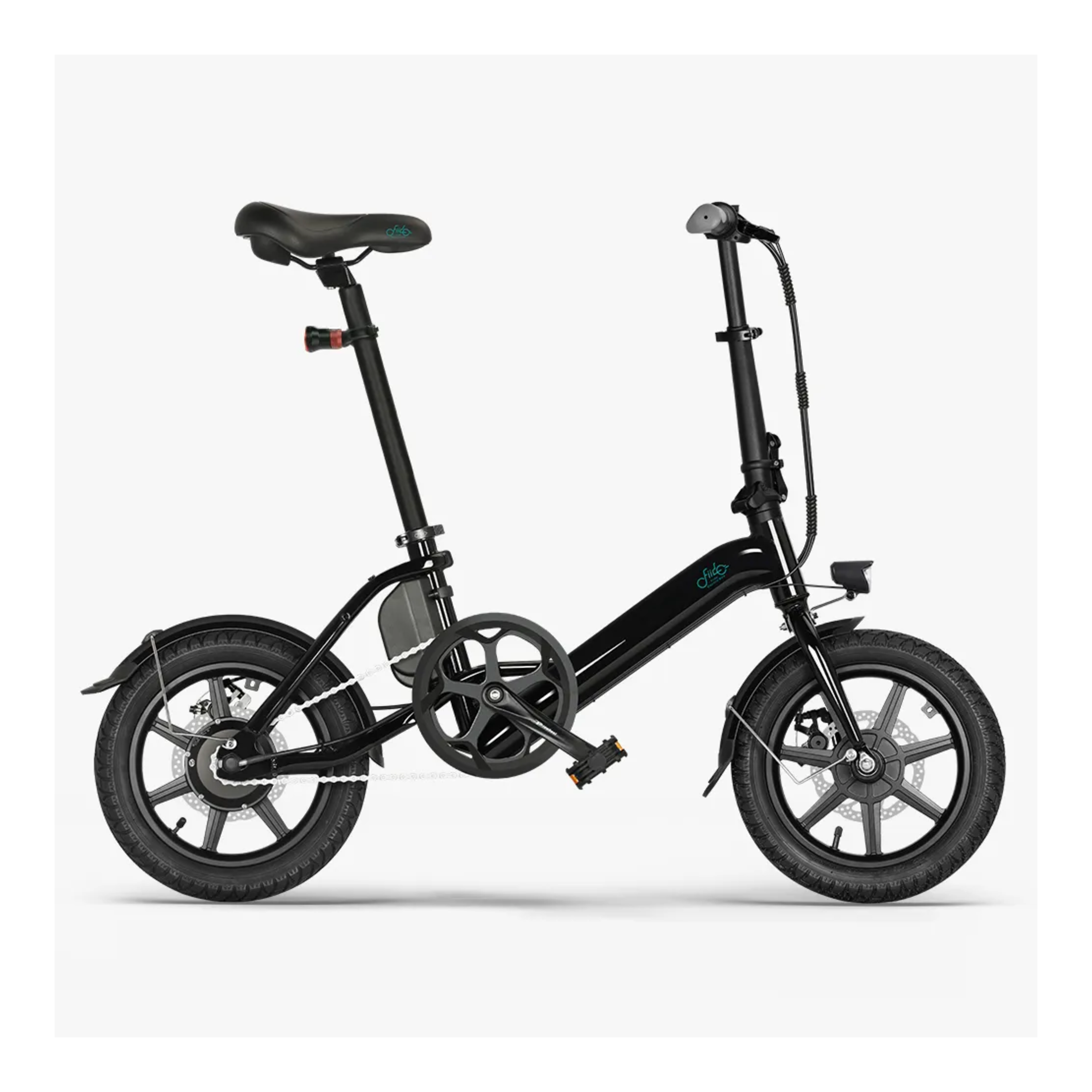 Fiido D3 Pro - Elektrische Vouwfiets - Zwart - 14 inch - Accu 281Wh 36V - 250W 35Nm Motor