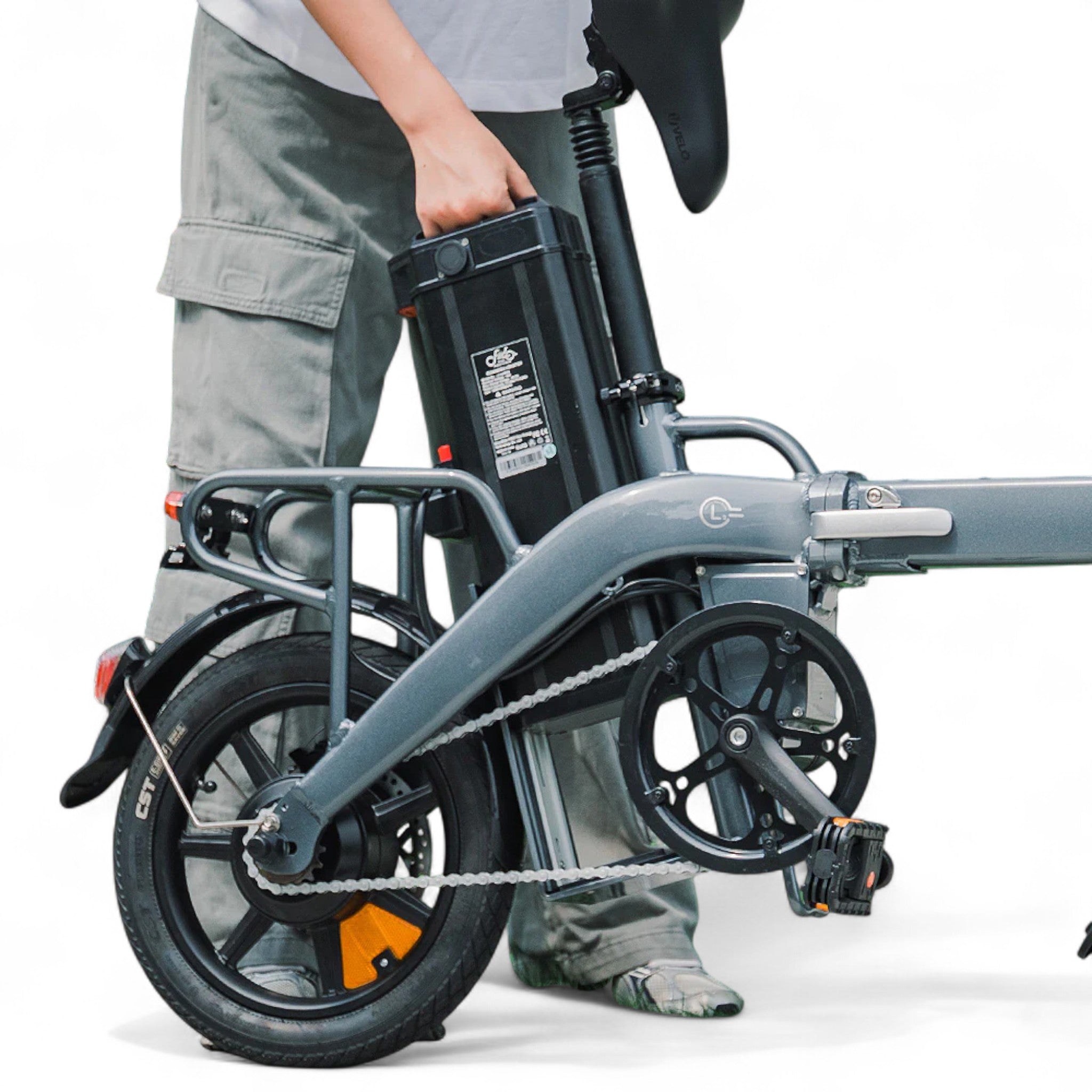 Fiido L3 - Elektrische Vouwfiets - Grijs - 14 inch - Accu 1113.6Wh (48V) - 250W (40Nm) Motor - AE-trading