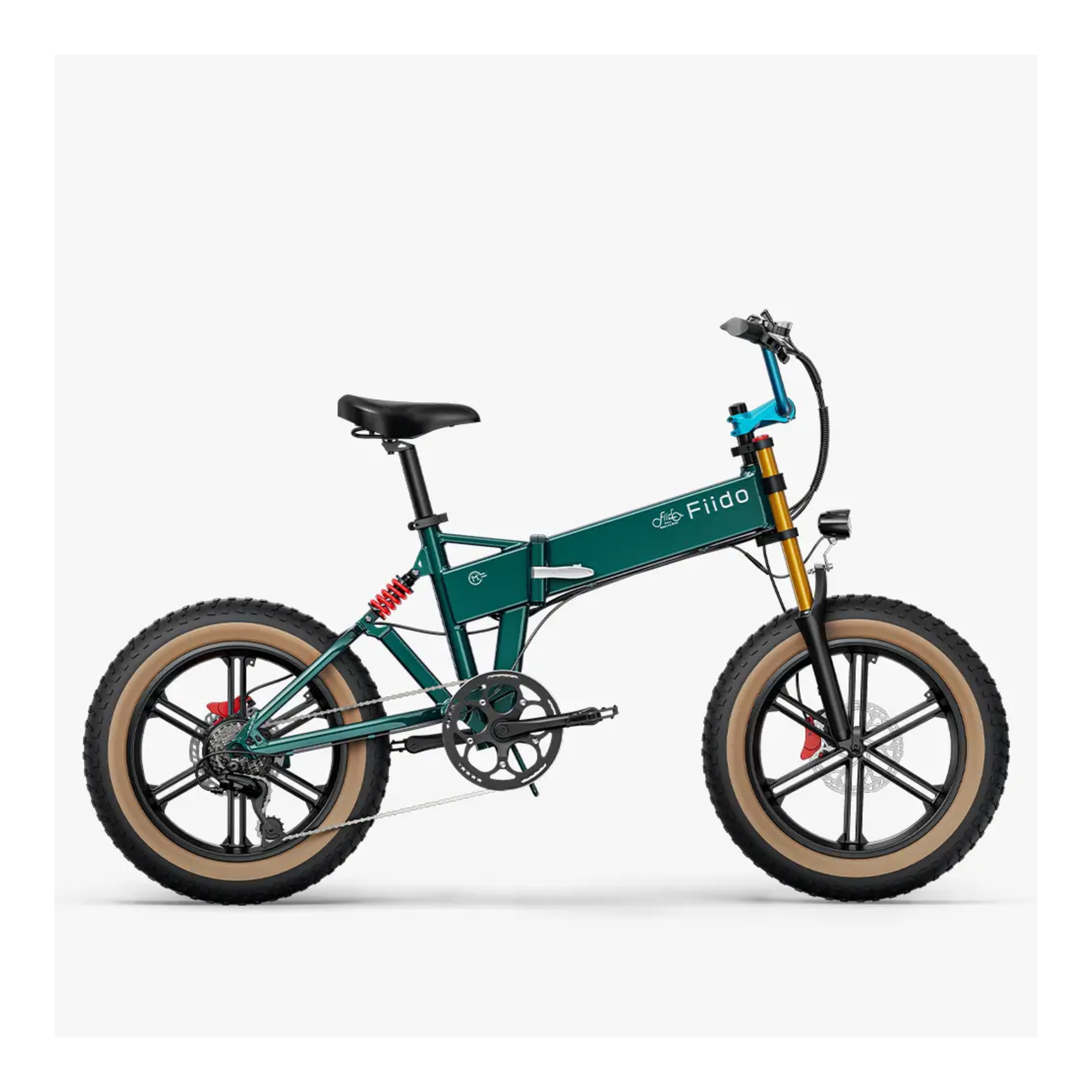 Fiido M1 Pro - Elektrisch Crossfiets - Groen - 20x4 inch - Accu 557Wh 48V - 250W 55Nm Mivice Motor - Shimano 7 Versnellingen - Hydraulische Remmen