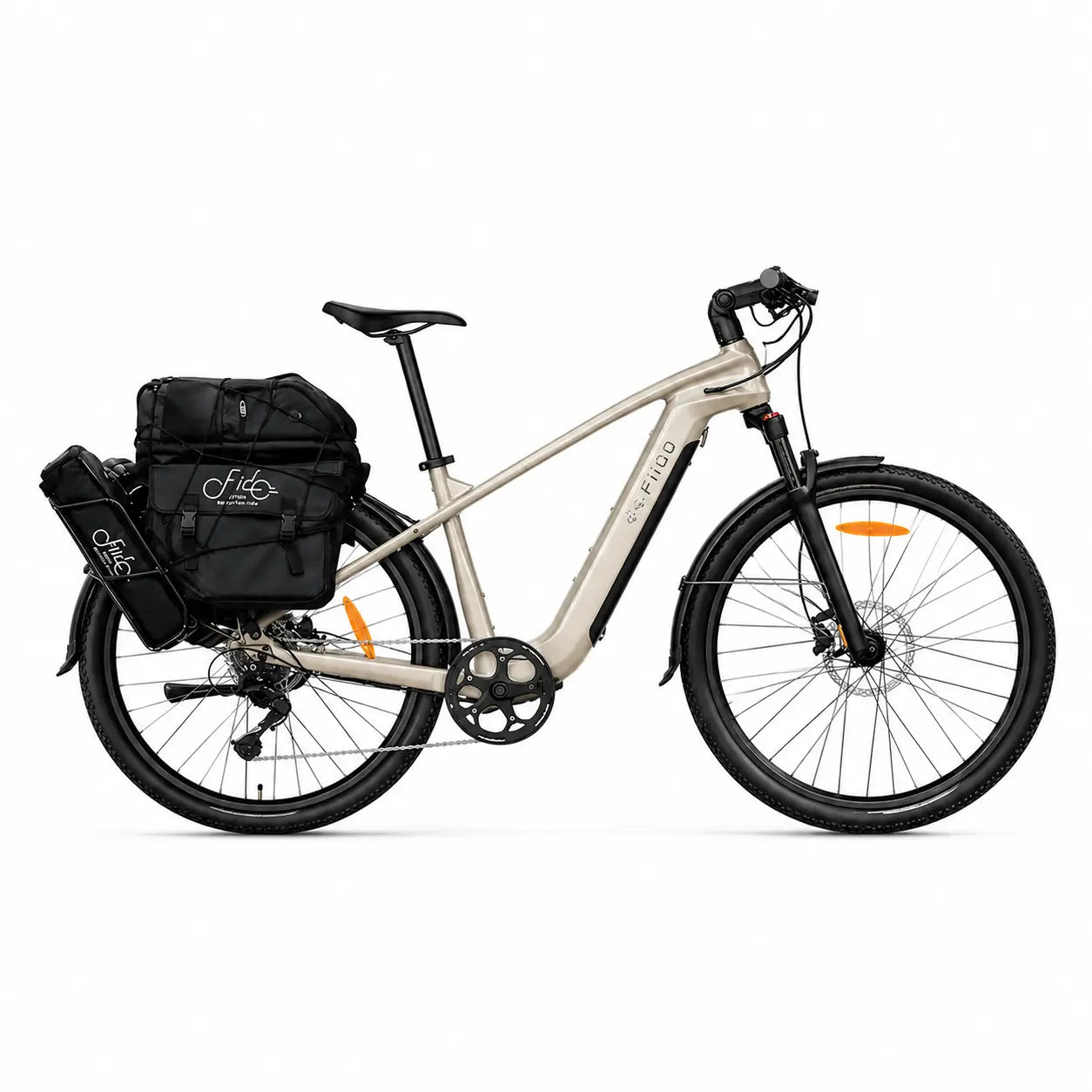 Fiido Nomads Elektrische Fiets - Lichtgrijs - 3 Accu's + Accessoires - Framemaat M - AE-trading