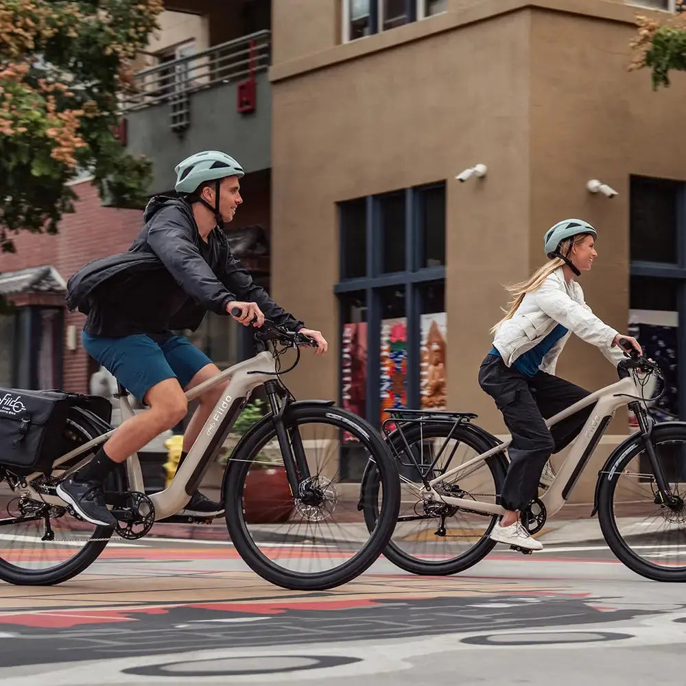 Fiido Nomads Elektrische Fiets - Lichtgrijs - 3 Accu's + Accessoires - Framemaat M - AE-trading