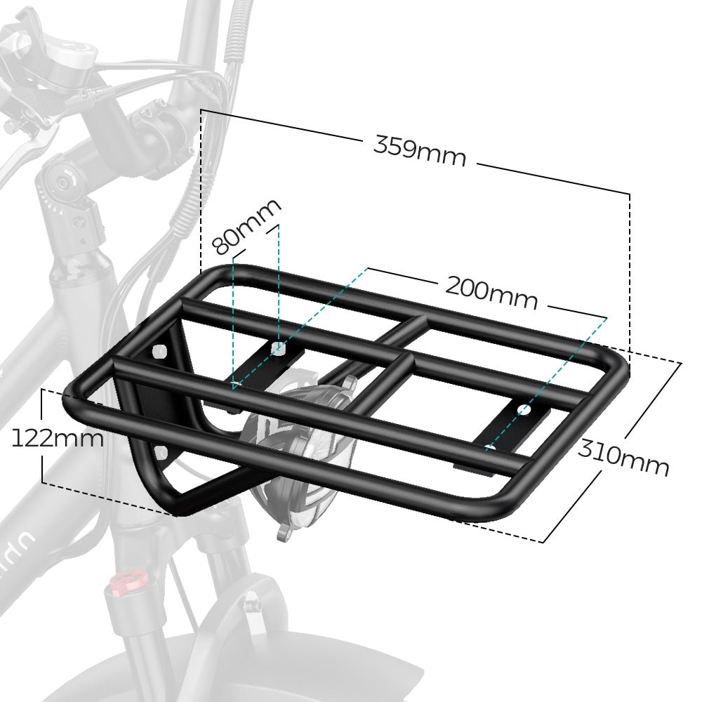 Fiido T2 Fietsmand Verstelbaar Lichtgewicht Transportmand - AE-trading