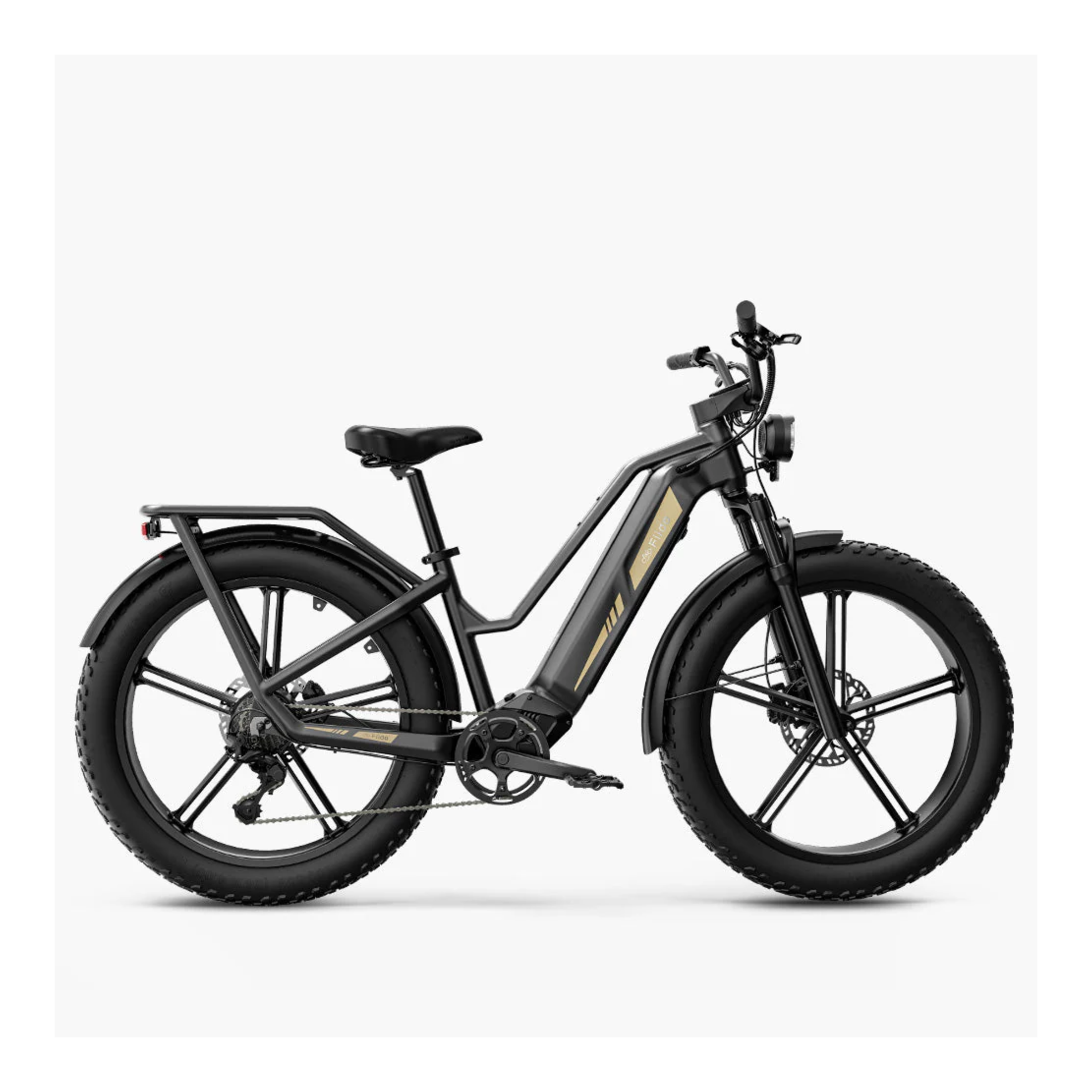 Fiido Titan - Elektrische Touringfiets - Grijs - 26x4 inch - Accu 696Wh 48V - 250W 55Nm Mivice Motor - 9 Versnellingen - Hydraulische Remmen