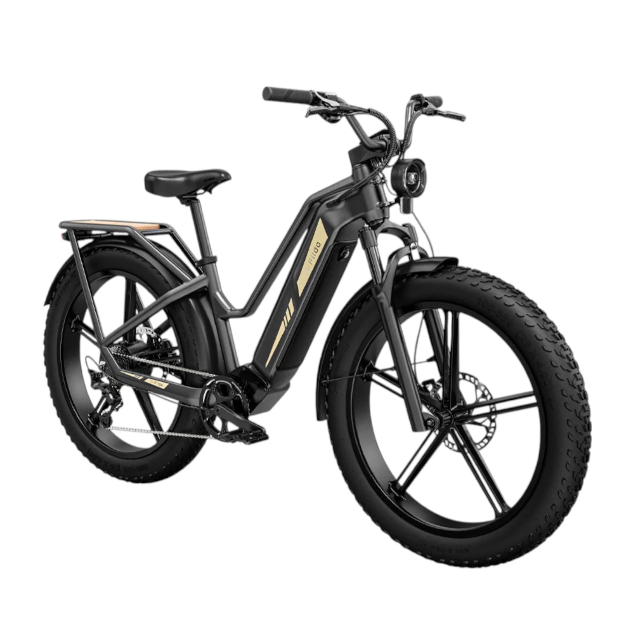 Fiido Titan - Elektrische Touringfiets - Grijs - 26x4 inch - Accu 696Wh (48V) - 250W (55Nm) Mivice Motor - 9 Versnellingen - Hydraulische Remmen - AE-trading