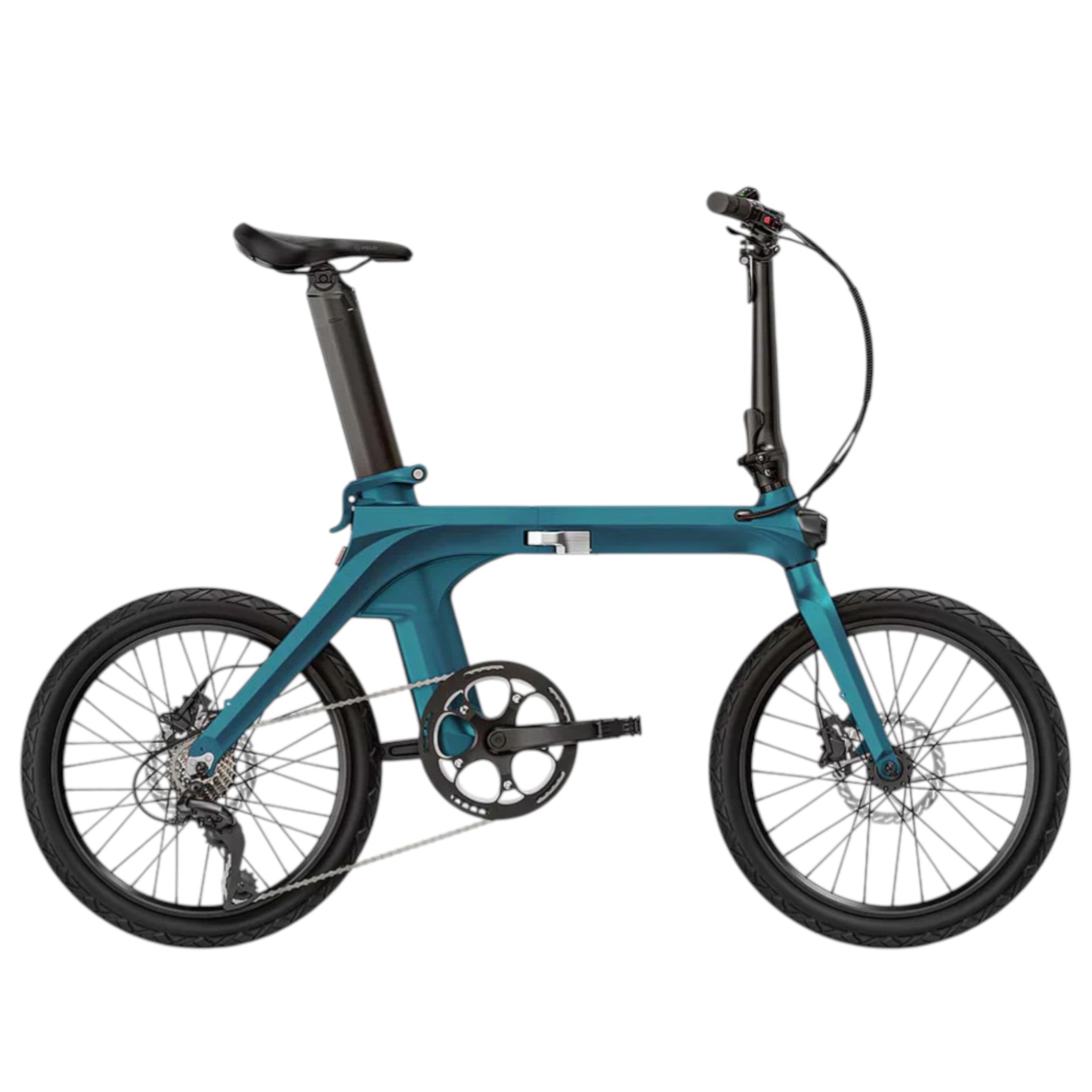 Fiido X 2025 - Elektrische Vouwfiets - Blauw - 20 inch - Accu 417.6Wh (36V) - 250W (32Nm) Mivice Motor - Shimano 7 Versnellingen - Hydraulische Remmen - AE-trading