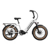 Mokwheel Scoria 2.0 – Wit – Elektrische Mini Mountainbike Fatbike – 250W motor – 720Wh/940Wh accu – Hydraulische schijfremmen – Shimano 7-speed