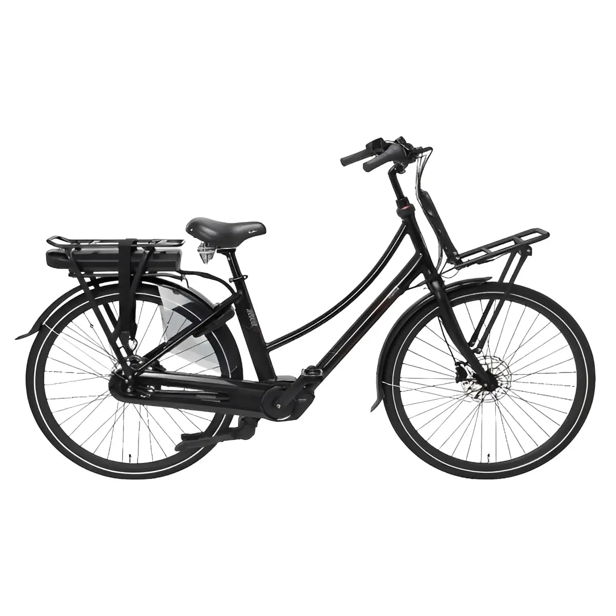 Freebike Bronx Elektrische Fiets - Zwart - Dames 56cm - AE-trading
