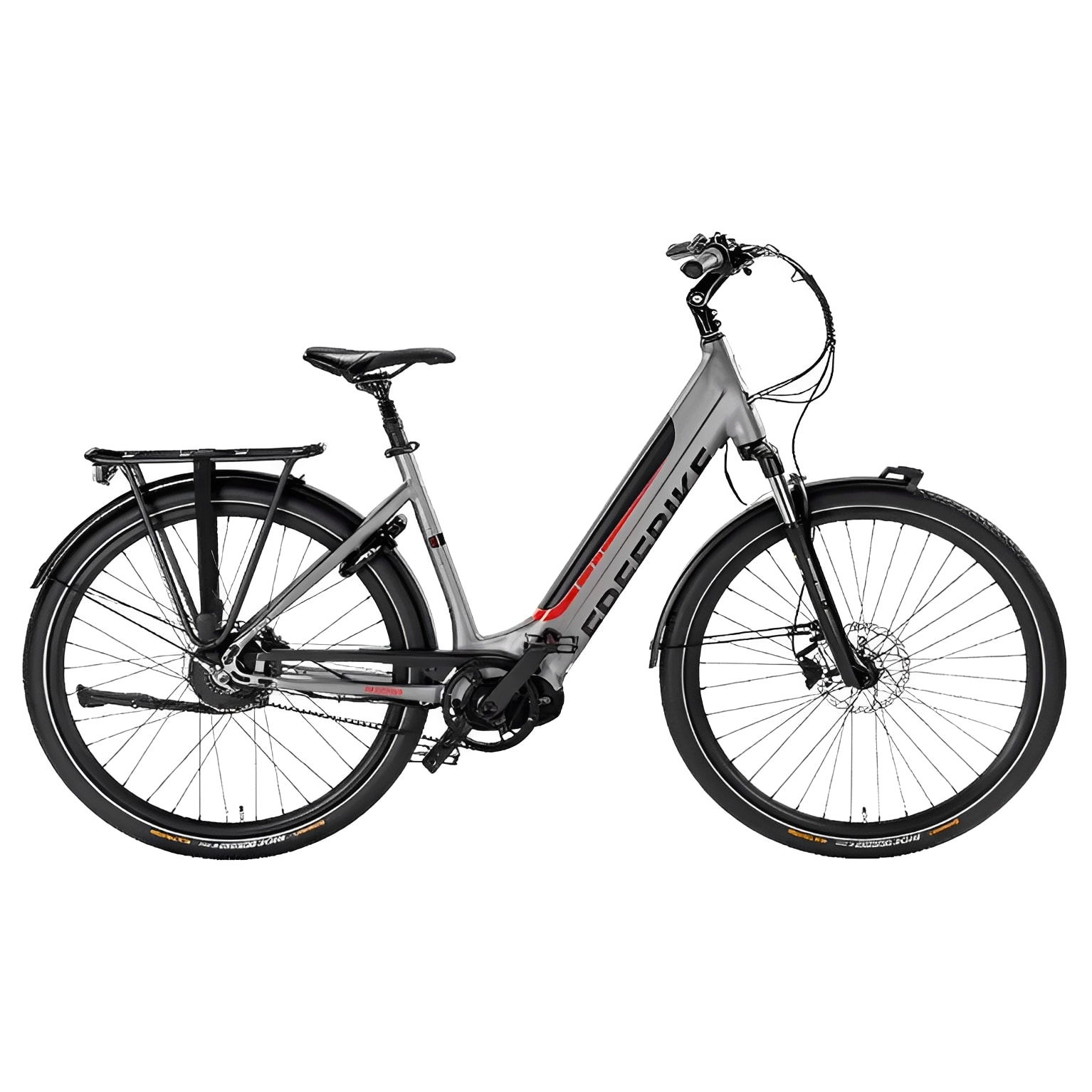 Freebike Brooklyn Mono Elektrische Fiets - Antraciet - Dames 47cm - AE-trading
