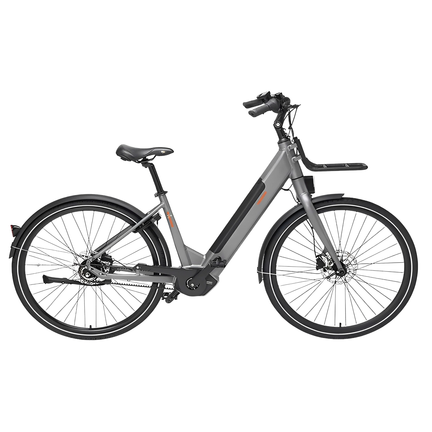 Freebike Flushing Elektrische Fiets - Antraciet - Dames 56cm - AE-trading