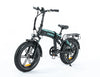 Jobobike Eddy X Elektrsiche Vouwfiets Fatbike Zwart Blauw AE-trading