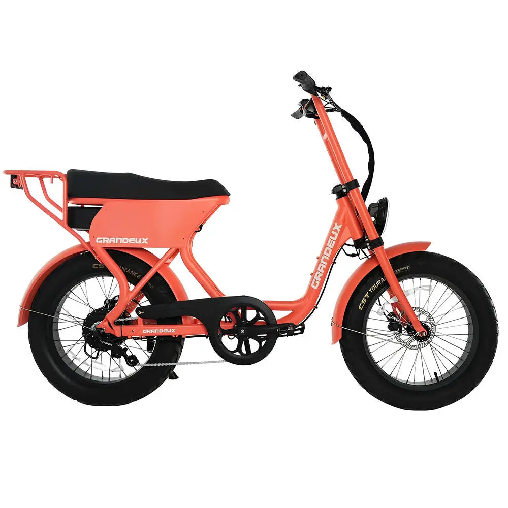Grandeux Xcite Pro Fatbike – Coral Red - AE-trading