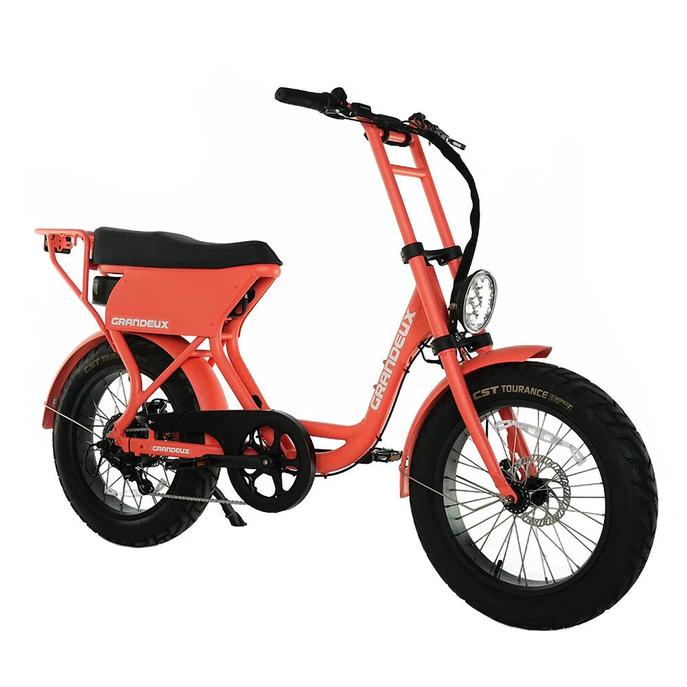 Grandeux Xcite Pro Fatbike – Coral Red - AE-trading