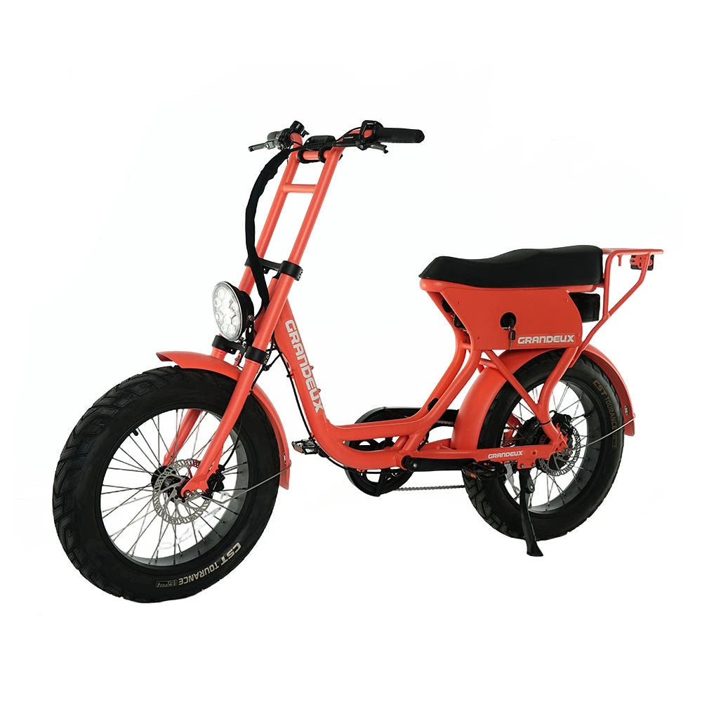 Grandeux Xcite Pro Fatbike – Coral Red - AE-trading