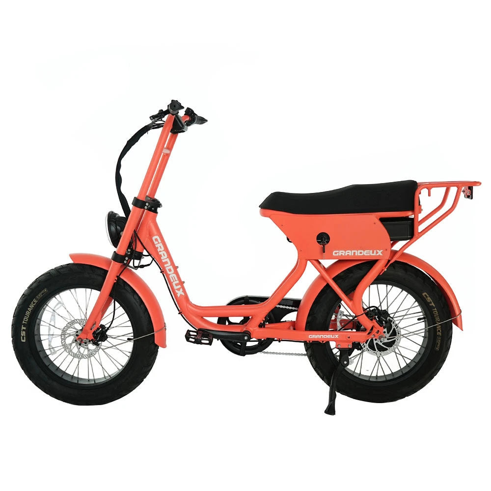 Grandeux Xcite Pro Fatbike – Coral Red - AE-trading