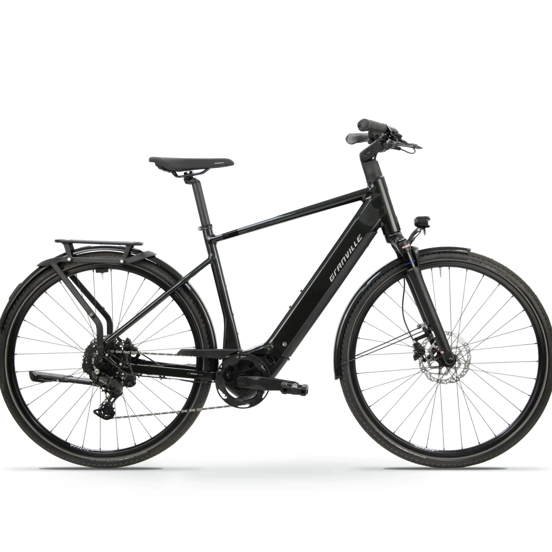 Granville E-LITE 10 - Man XL (60cm) - Matt Black - 400Wh - AE-trading