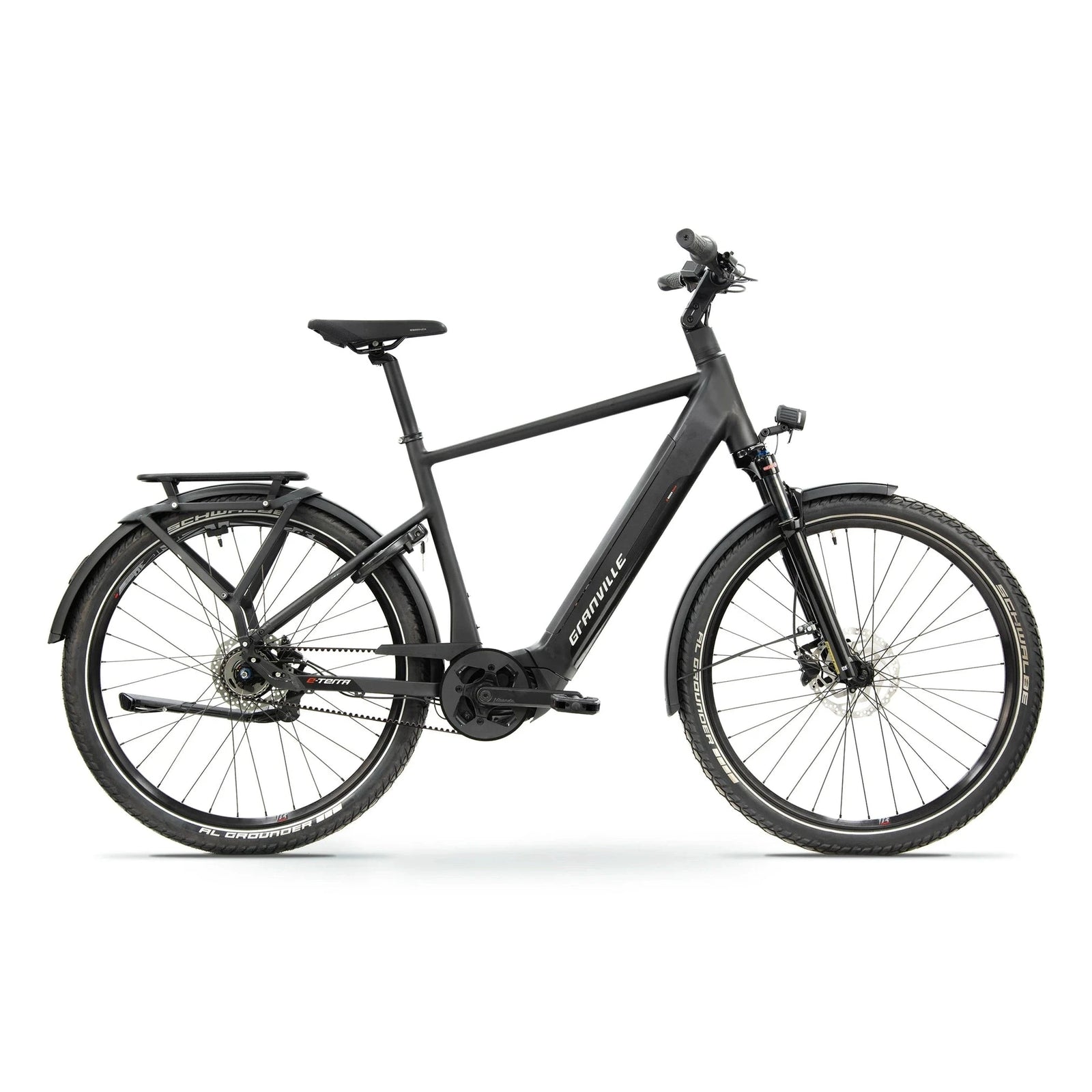 Granville E-Terra N1 – Man XL (60cm) - Matt Black – 800Wh - AE-trading