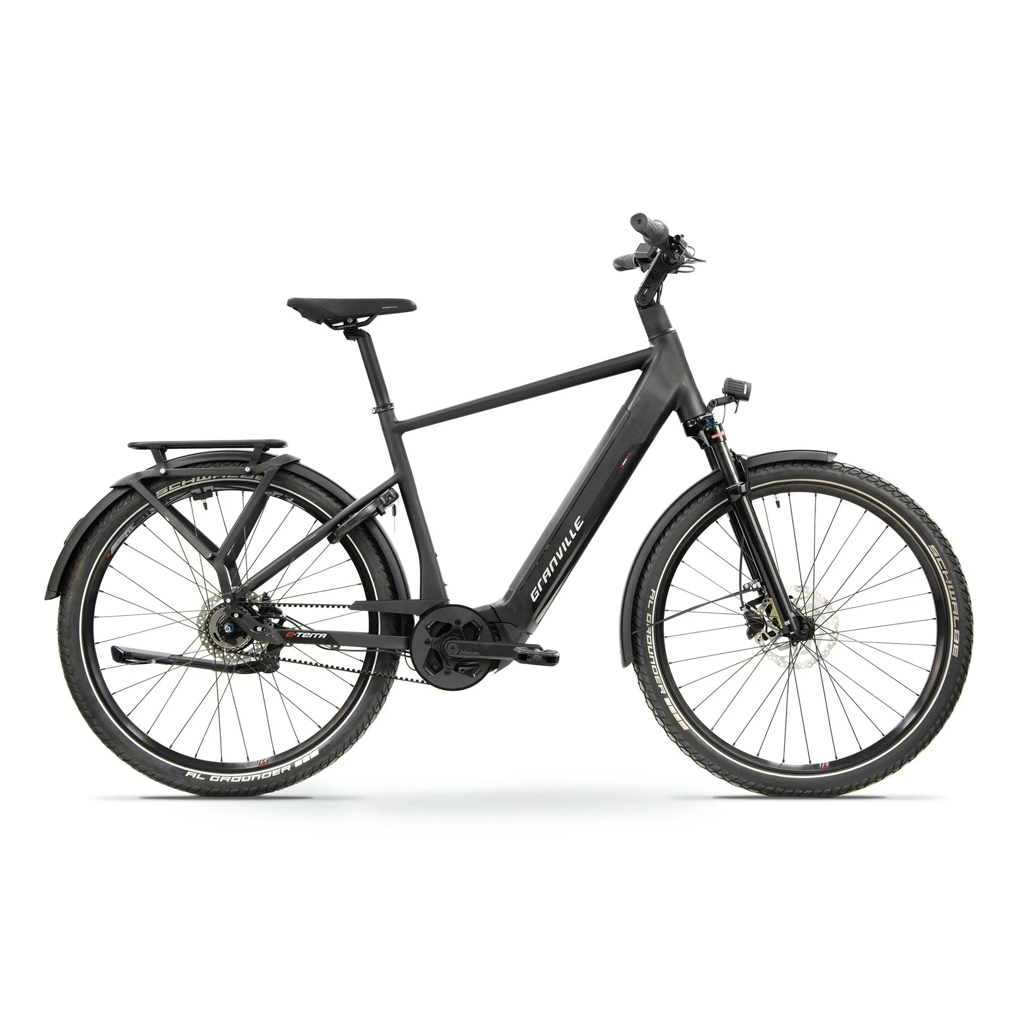 Granville E-Terra N1 – Man L (56cm) - Matt Black – 800Wh - AE-trading