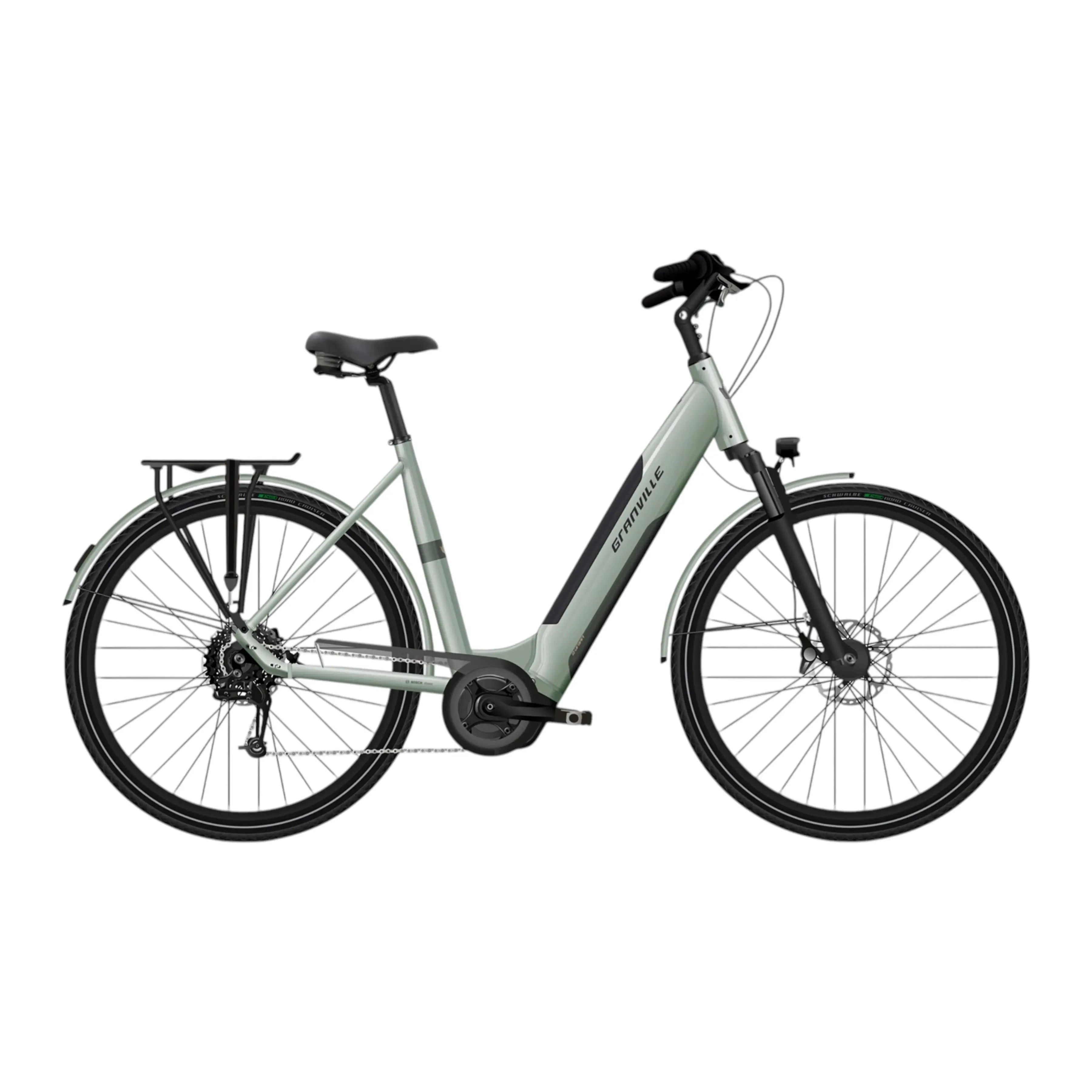 Granville E-Urban 30 - Wave XL (55cm) - Green Crayon - 400Wh - AE-trading