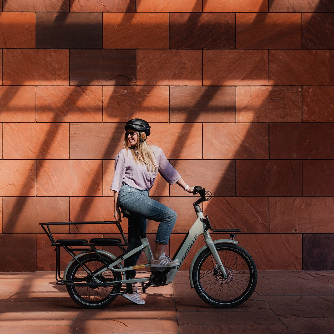 Granville E-Urban LT – Crayon Grey – 545Wh – Elektrische Longtail - AE-trading