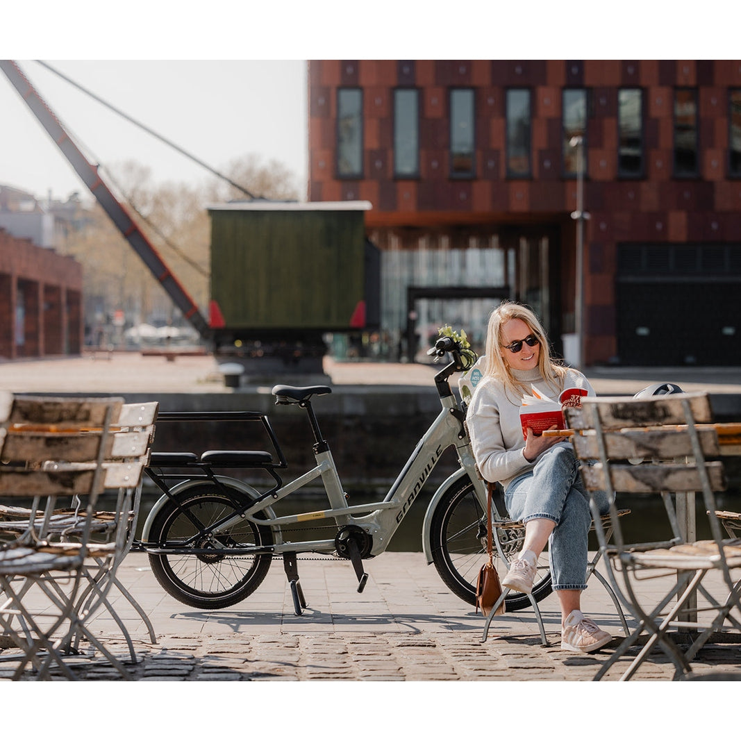 Granville E-Urban LT – Crayon Grey – 545Wh – Elektrische Longtail - AE-trading