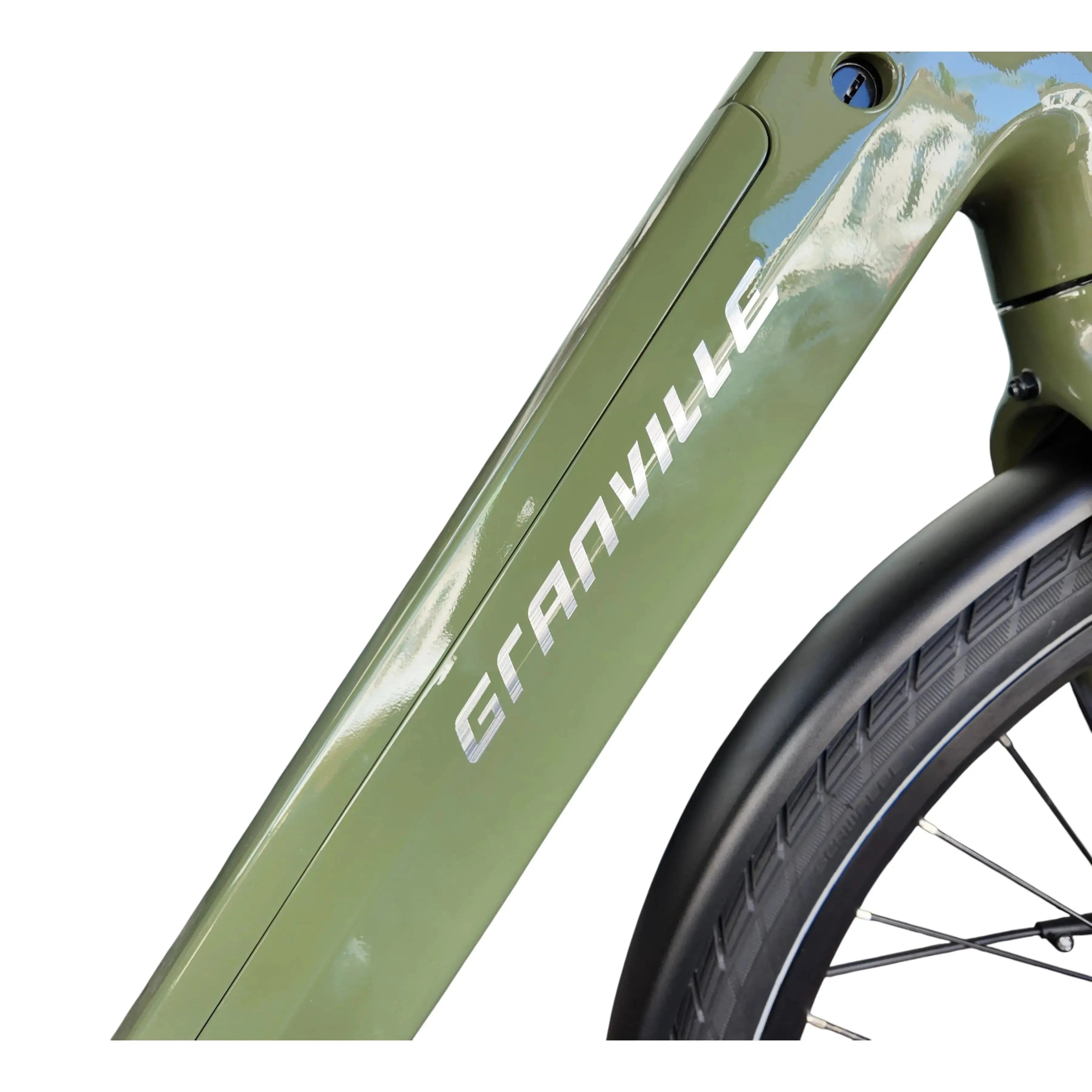 Granville Suburban N2 - Wave M (45cm) - Olive Green - 360Wh - AE-trading