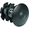 Ergotec balhoofd plug/kap Ahead 1 1/8 zwart zand - AE-trading