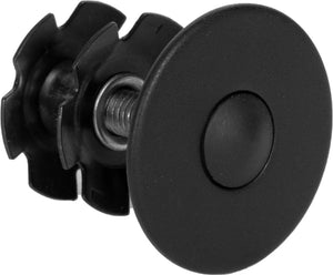 Ergotec balhoofd plug/kap vlak Ahead 1 1/8 zwart zand - AE-trading