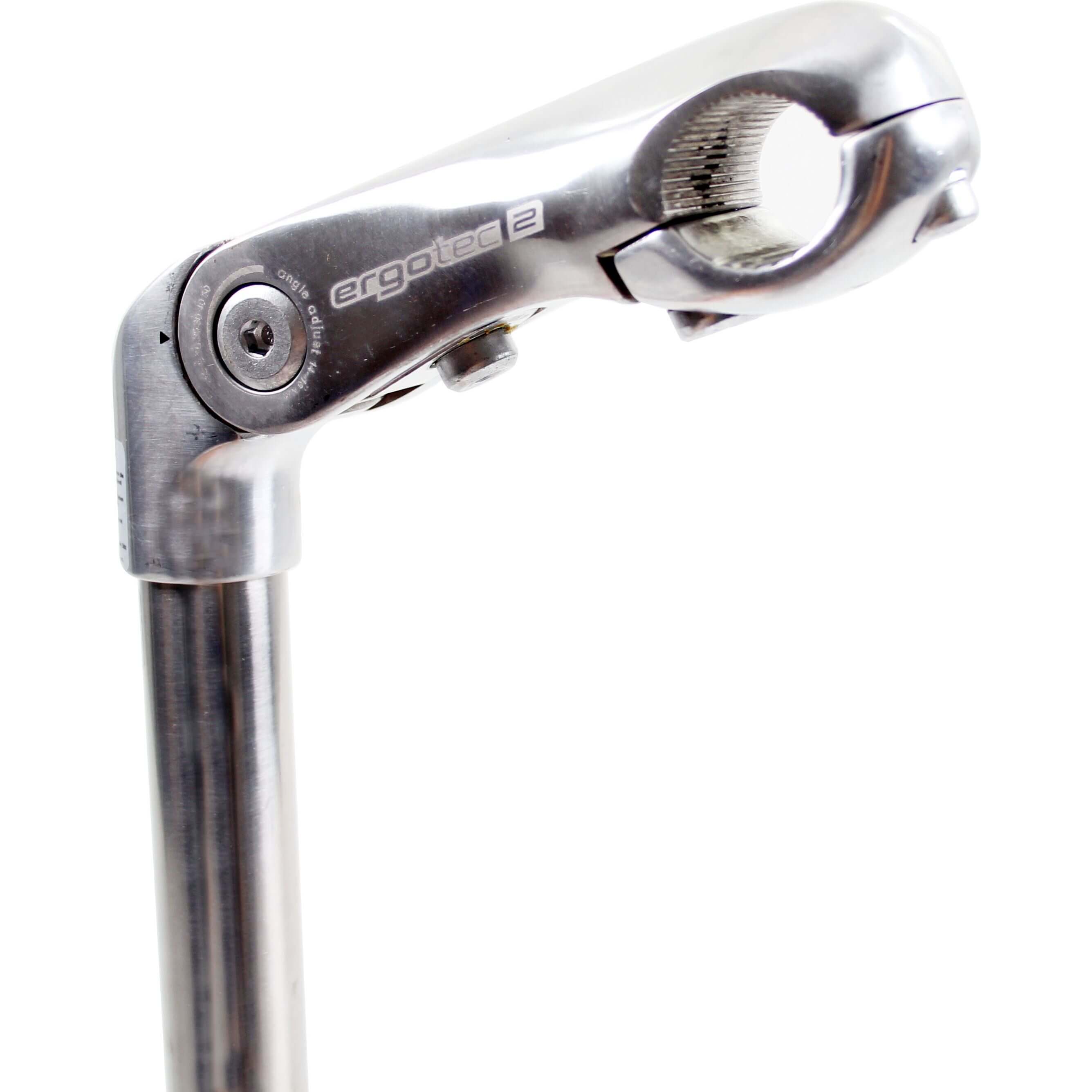 Ergotec stuurpen Kobra Vario tube 22.2/90 rvs/zilver - AE-trading