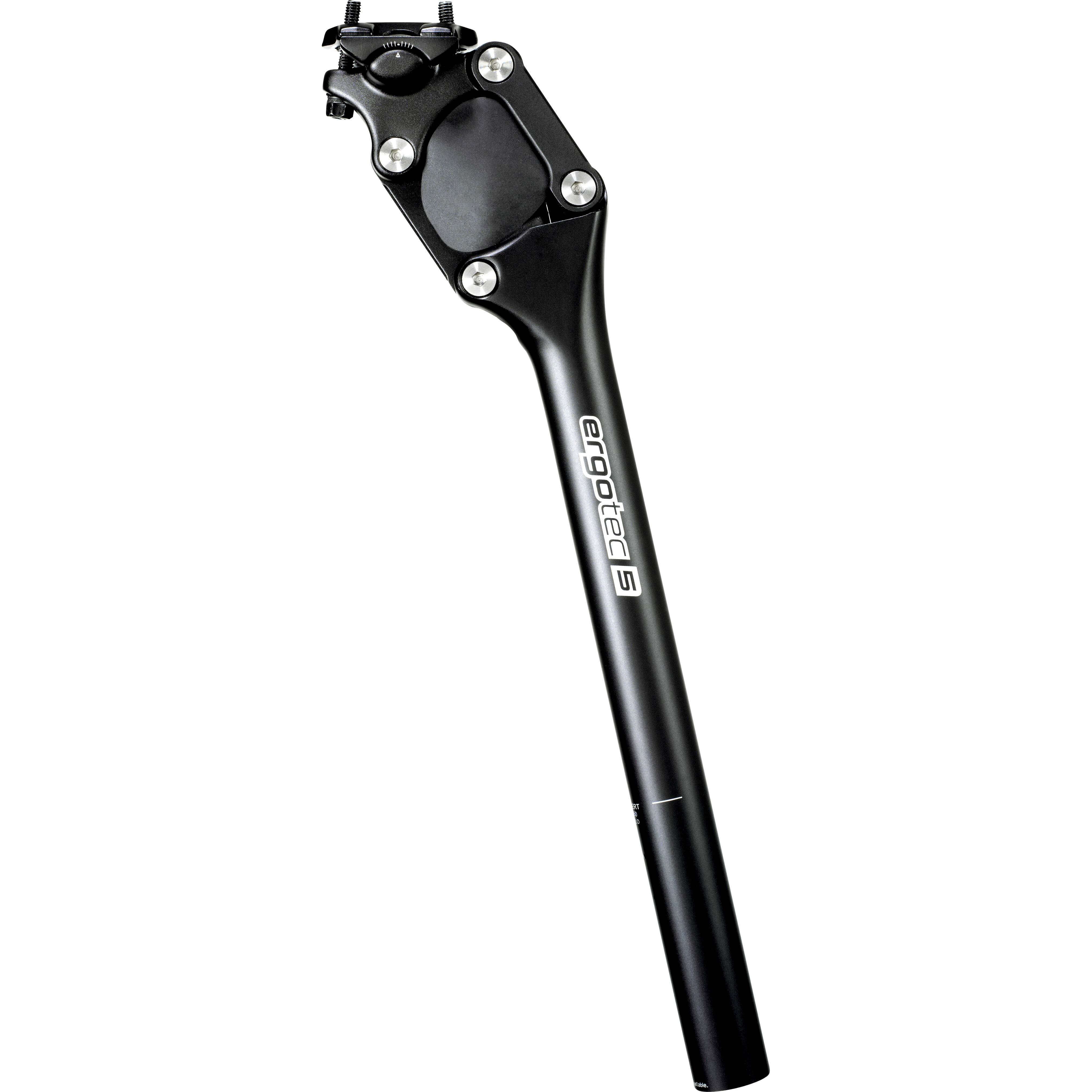 Ergotec zadelpen verend PM-705N 27.2 x 350 zwart - AE-trading