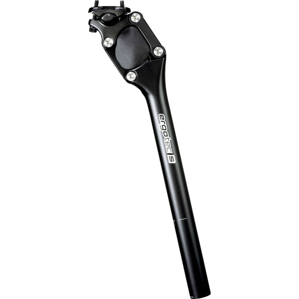 Ergotec zadelpen verend PM-705N 27.2 x 350 zwart - AE-trading