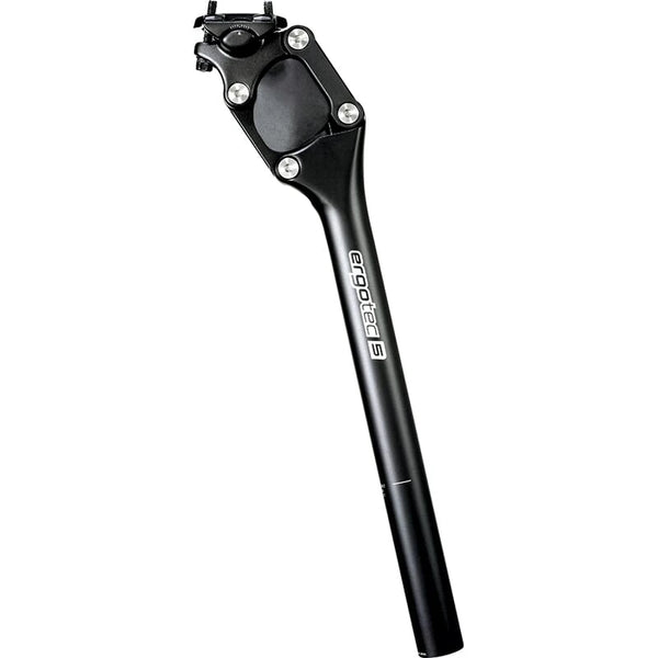 Ergotec zadelpen verend PM-705N 31.6 x 350 zwart - AE-trading