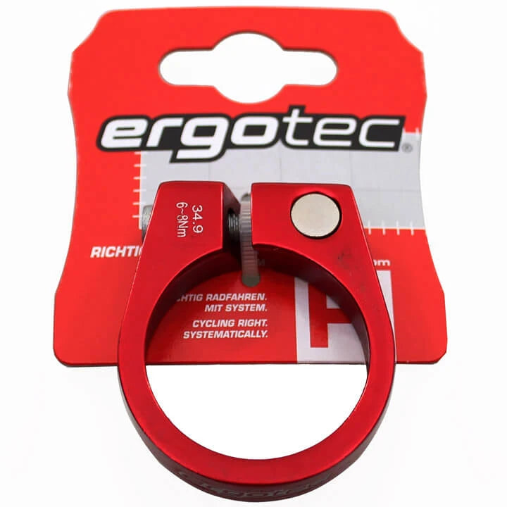 Ergotec zadelpenklem SCI-105 34.9 rood geeloxeerd - AE-trading